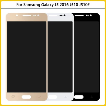 Для Samsung Galaxy J5 2016 J510 SM-J510FN J510M J510A J510H Замена Сенсорной панели Дигитайзера ЖК-дисплея в сборе